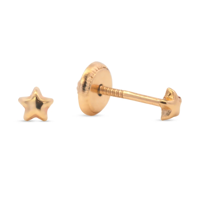 3MM Star Stud Earrings