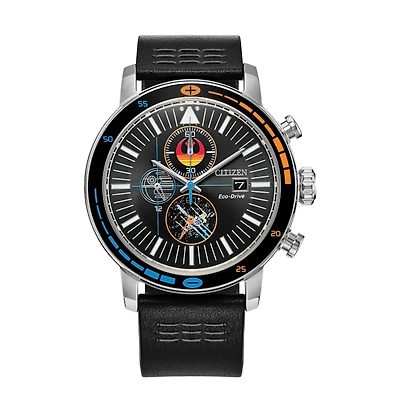 Rebel Starfighter Star Wars 44mm Leather Watch