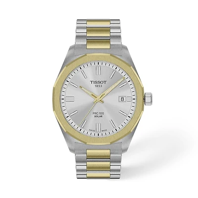PRC 100 Solar Yellow/Steel 39MM Watch