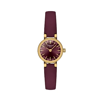 Lovely Burgundy and Gold 20mm Watch
