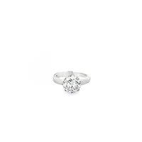 Medium Clear Zirconia Ring - Size 7.5