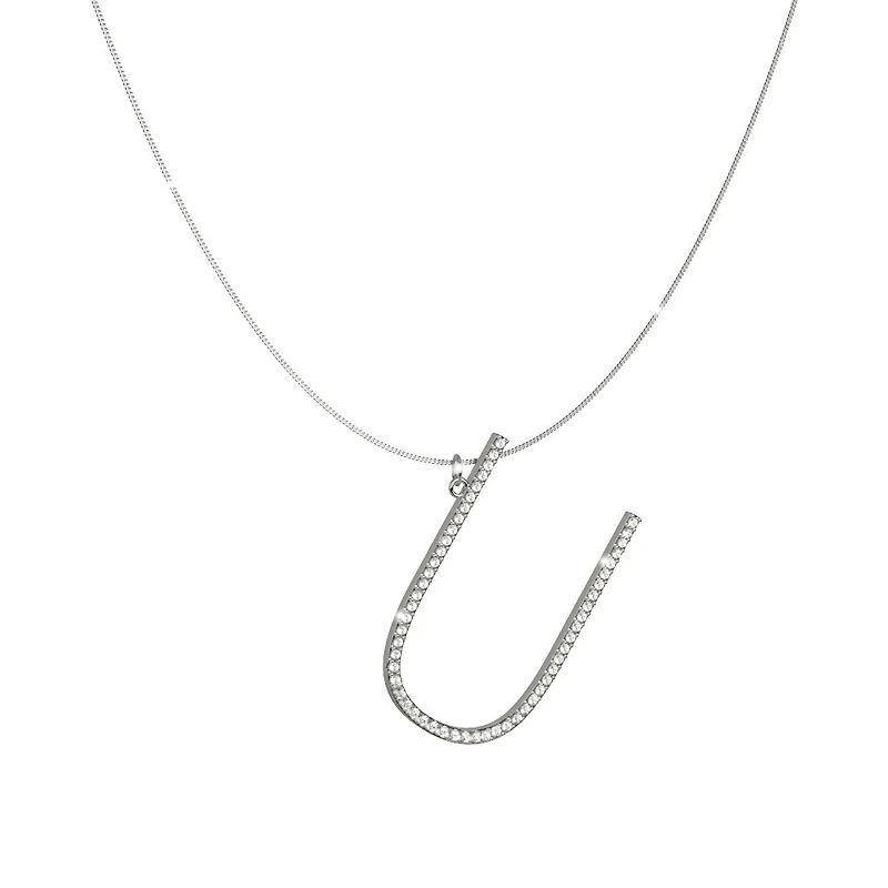 Sparkling Initial Necklace