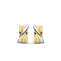 Entwined Two Tone Earrings