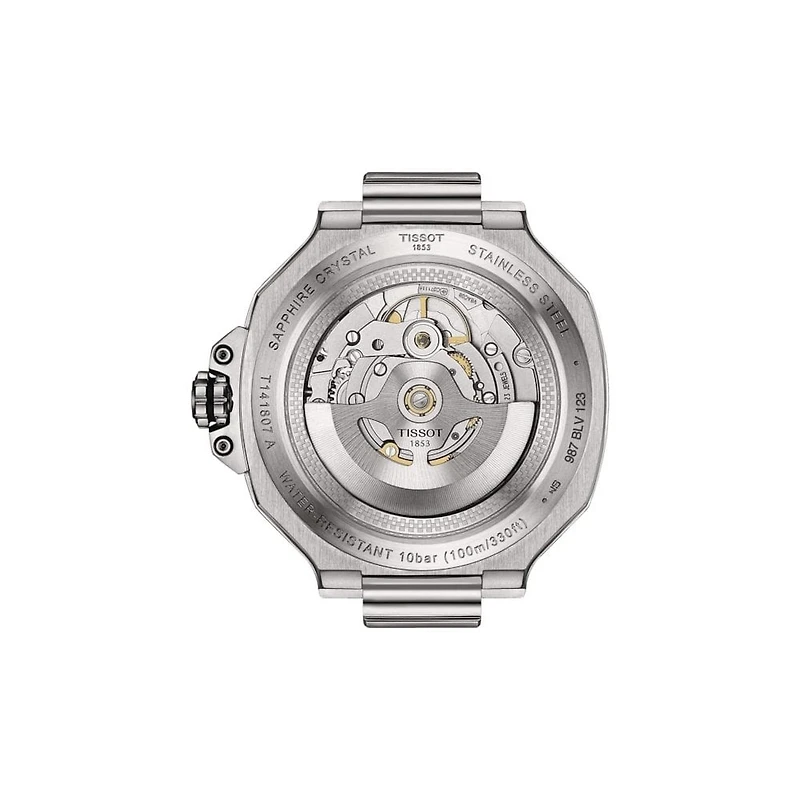 T-Race Powermatic 41MM Black/Steel Watch