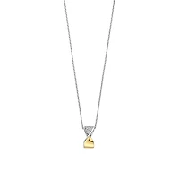 Spiral Two Tone Necklace