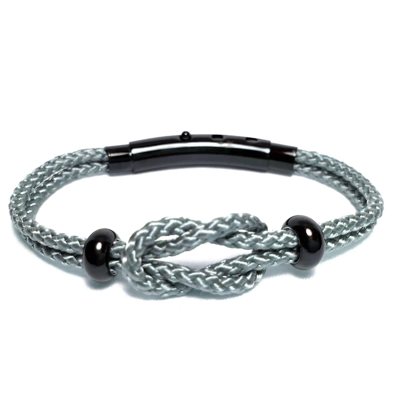 Double Cord Knot Beads Bracelet