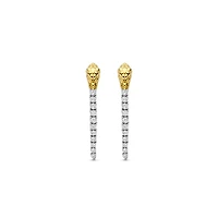 Snake Shine Drop Earrings