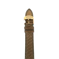 18MM Green Exotic Leather Strap