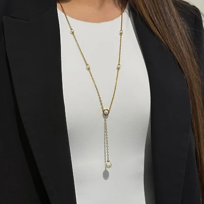 Trilogy Necklace with Swarovski Pearls