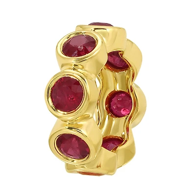 Ruby Rondelle Pendant