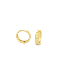 Flat Huggie Earrings 15MM