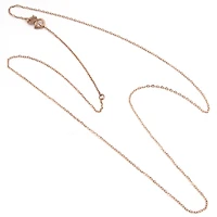 Basic Link Rose Gold Chain 16-18''