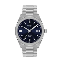 PRC 100 SOLAR Steel/Blue 39MM Watch