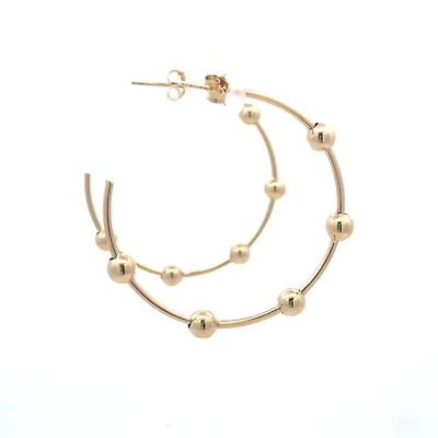 Satellite 40MM Hoop Earrings