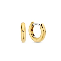 Basic 10MM Golden Huggie Earrings