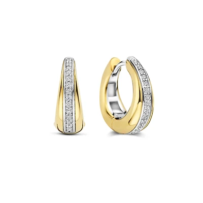Sculptural Huggie Earrings