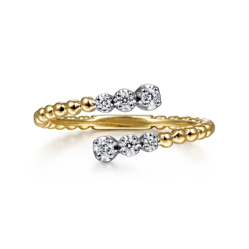Open Diamond Small Bypass Single Ring