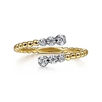 Open Diamond Small Bypass Single Ring