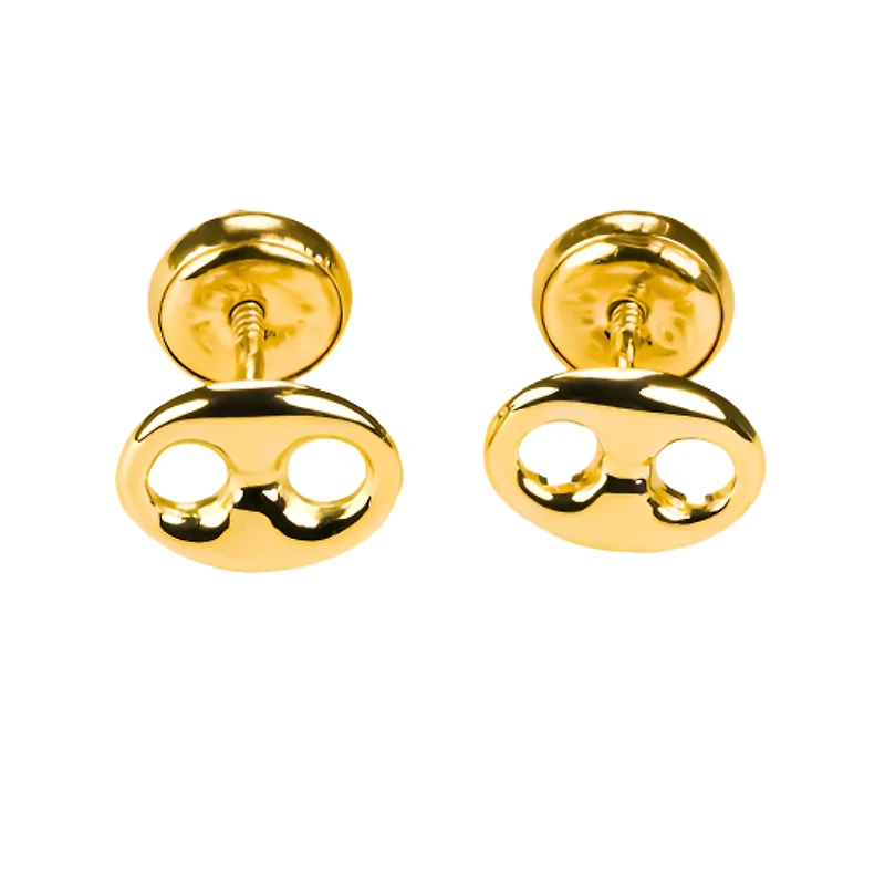 Puff Mariner 6.5MM Stud Earrings