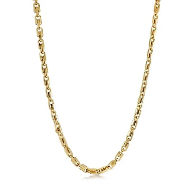 Zipper 5MM Gold Steel Chain
