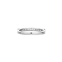 Thin Sparkle Silver Ring