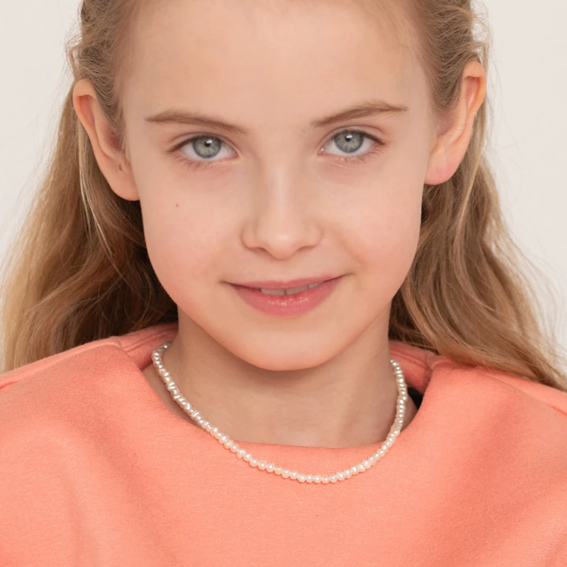 Kids Freshwater Pearl Necklace 14''