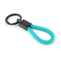 Teal and Black Keychain