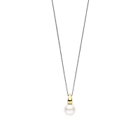 Two Tone Pearl Necklace
