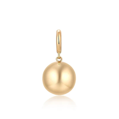 Gold Ball 12MM Pendant