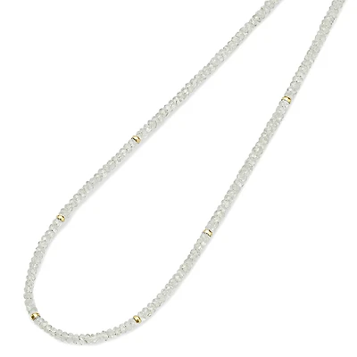 Natural Green Amethyst Gemstones Necklace