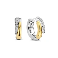 Modern Curve Golden Earrings