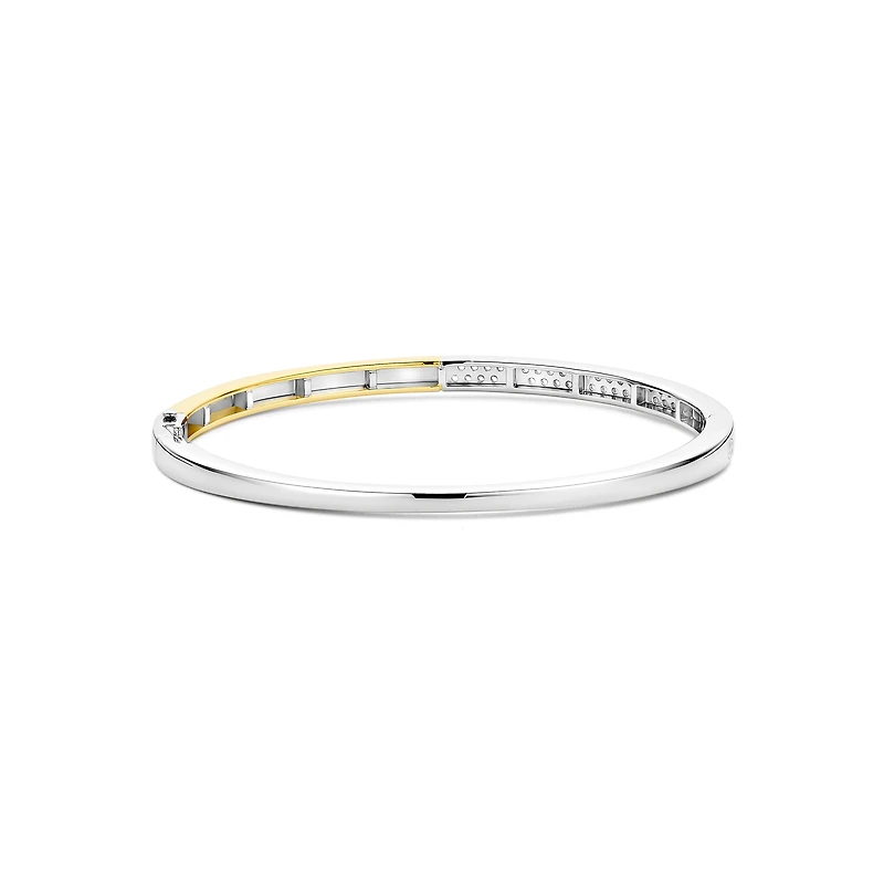 Mixed Split Bangle Bracelet