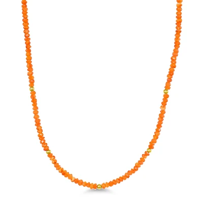 Natural Carnelian Gemstones Necklace