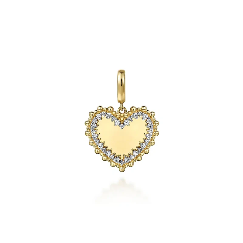 Bujukan Heart Diamond Pendant 18MM