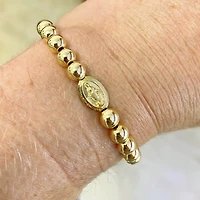 Virgen Milagrosa 6MM Bead Bracelet