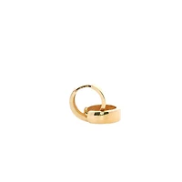 Flat 14MM Huggie Earrings