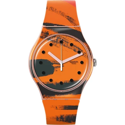 Barns-Graham's Orange and red on pink Watch