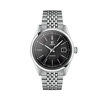 Visodate Powermatic 39mm Watch with Black Dial