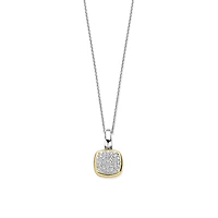 Pave Cushion Necklace