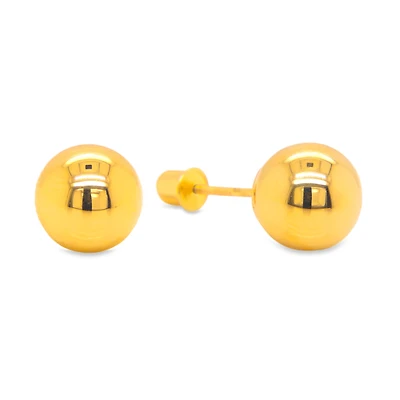 Basic Ball 7MM Stud Earrings