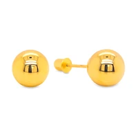 Basic Ball 7MM Stud Earrings