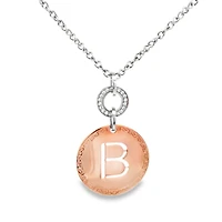 Large Initial Pendant Necklace (B)