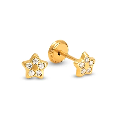 Star Sparkle Stud Earrings