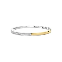 Mixed Split Bangle Bracelet