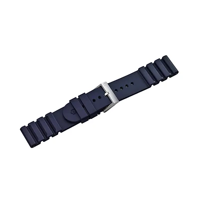 Blue Rubber Strap for INOX Watch