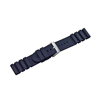 Blue Rubber Strap for INOX Watch