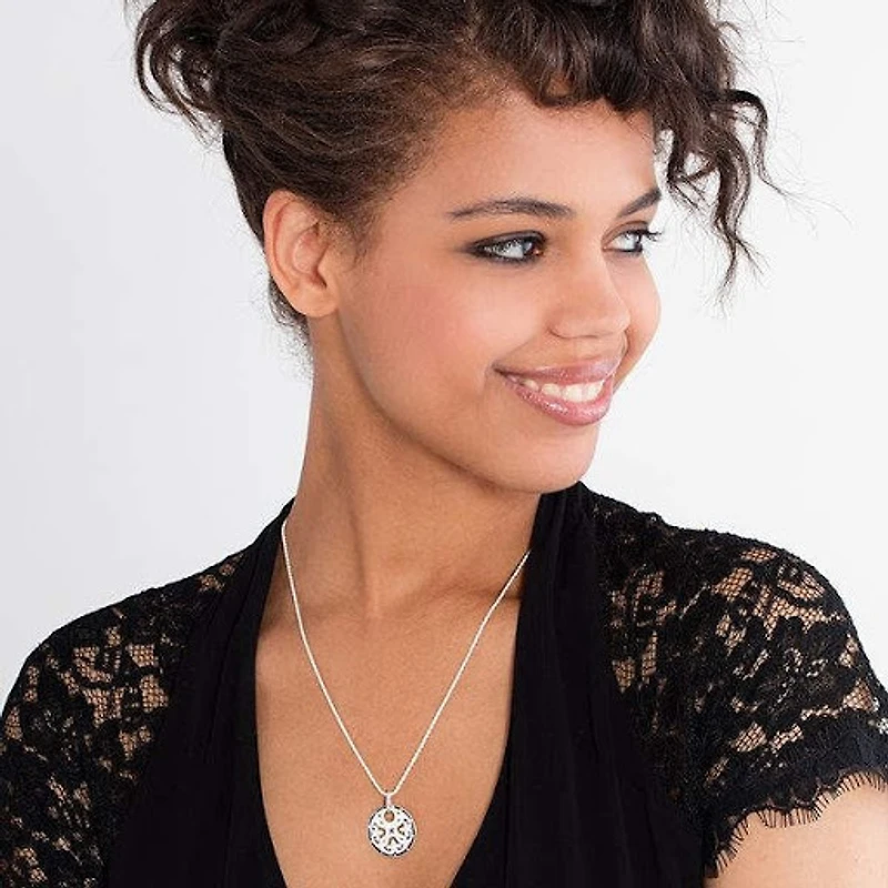 Embellished Medallion Pendant