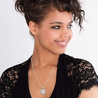Embellished Medallion Pendant