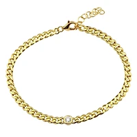 Diamond Dot Cuban Bracelet