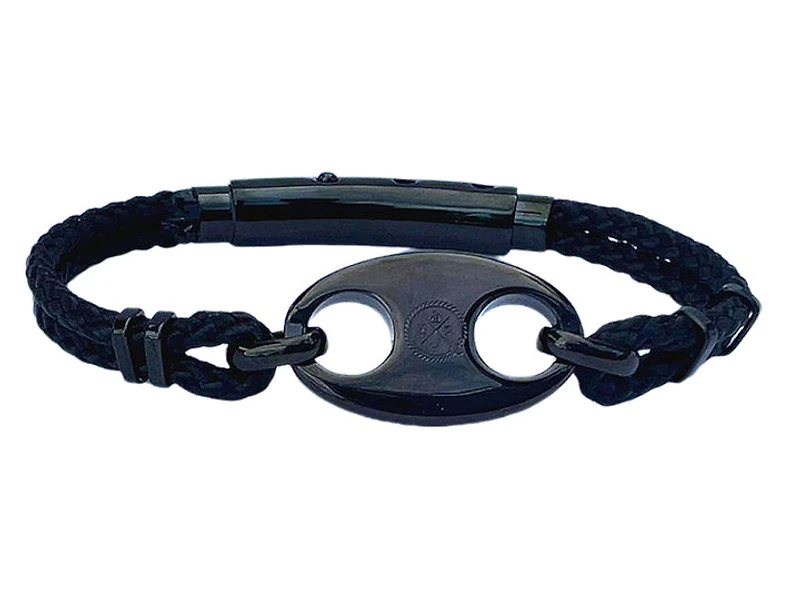 Mariner Cord Steel Bracelet